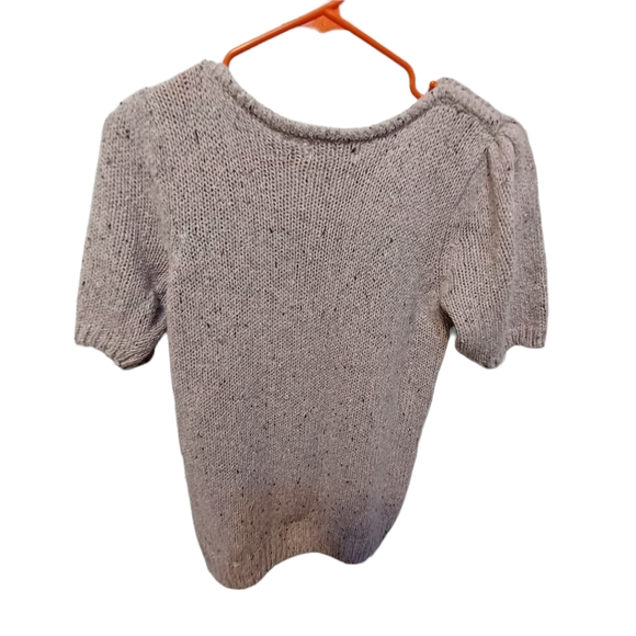 Country craft silk and angora blend mixed knit sweater size large - Picture 2 of 8